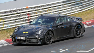 La Porsche 911 GTS hybride aperçue au Nürburgring
